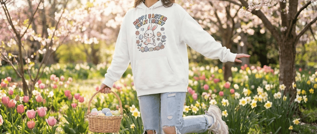 Hoppy Easter Every Bunny Hoodie,Alex sylvestre Shop,Asylvestreshop