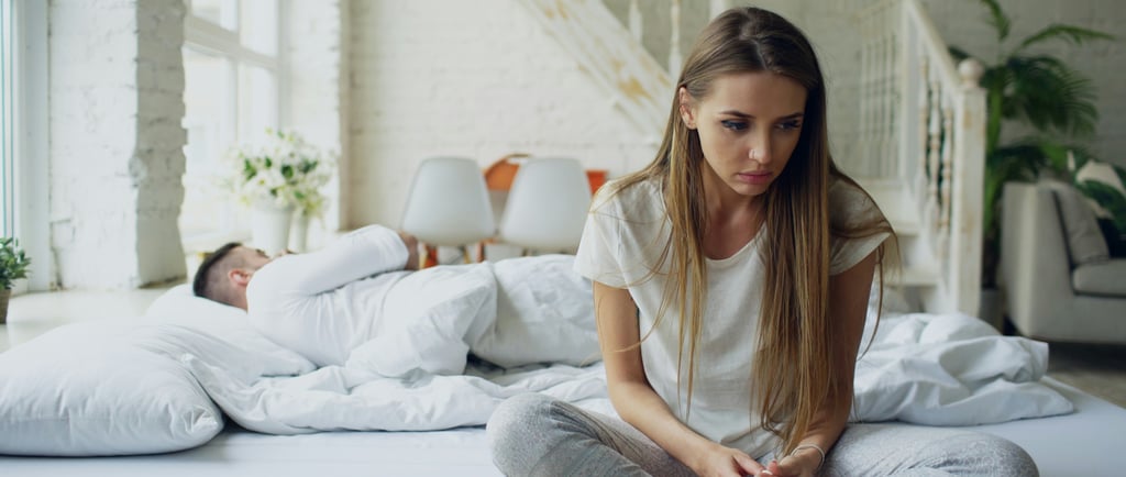 A boyfriend ignoring his girlfriend when she needs him the most.