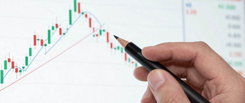 Exemplo de tendência analisada em uma operação de position trade.