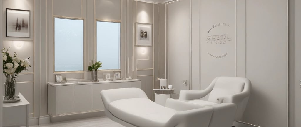 Luxury aesthetics clinic treatment room ready for AI receptionist integration