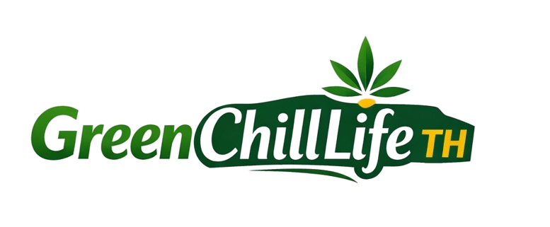 GreenChillLifeTH logo representing a lifestyle oriented cannabis brand operating legally in Thailand
