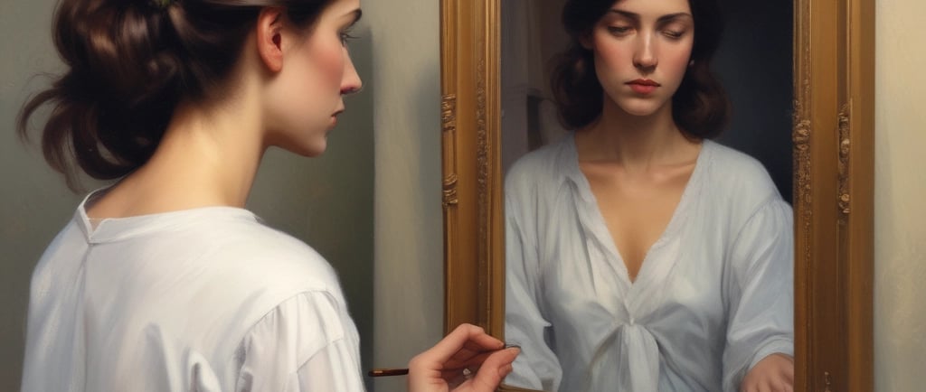 a woman getting a facial mask on her face