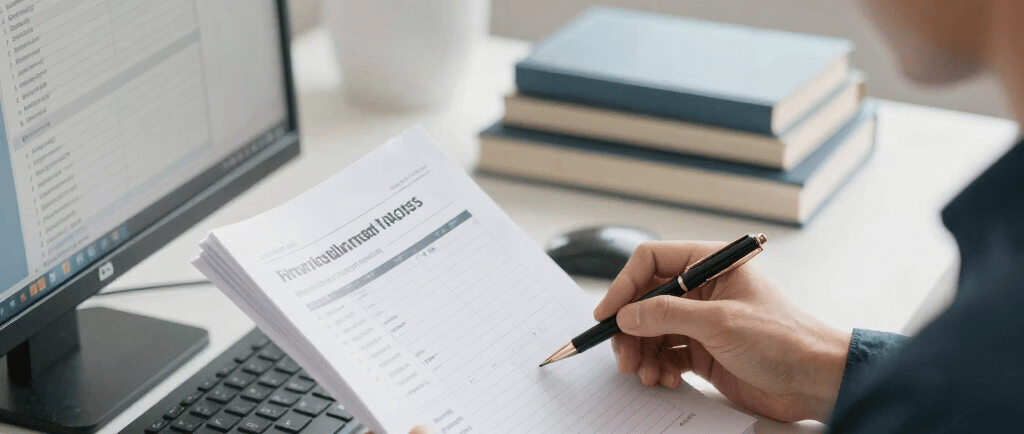 a man sitting at a desk using a laptop computer