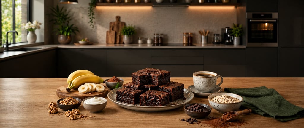 Brownie fit caseiro com cacau
