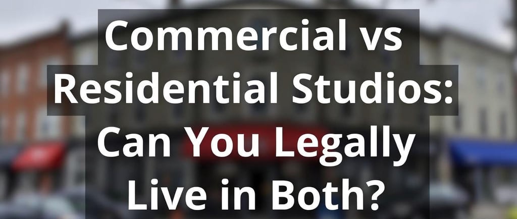 Commercial vs Residential Studios