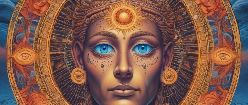 Intricate network of blood vessels and arteries