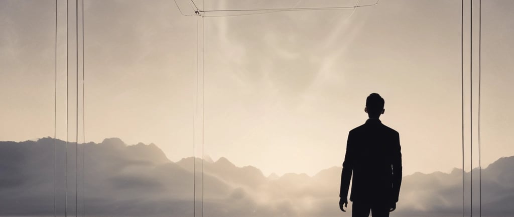 silhouette photo of man on cliff during sunset