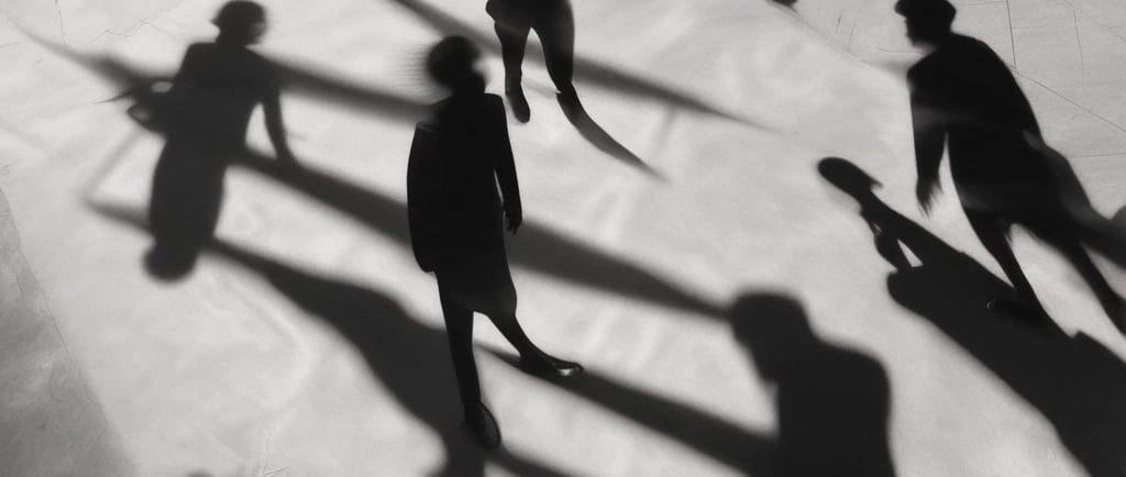 a man sitting on top of a black couch