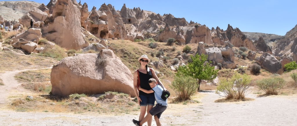 fairy chimneys in Cappadocia turkey