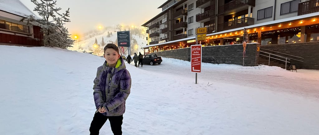 Ruka ski chalets for families 