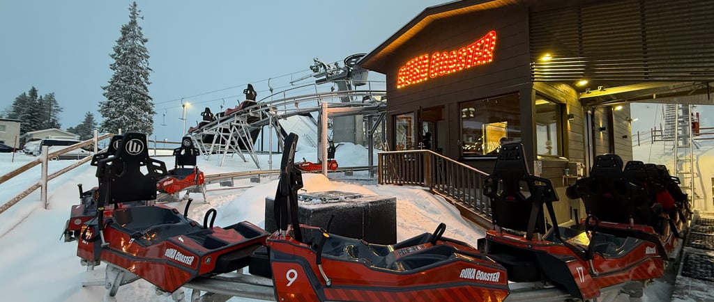 Ruka roller coaster Finland