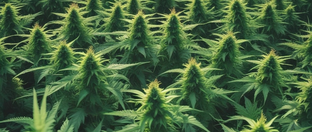 Close-up of vibrant cannabis seeds resting gently on a rustic wooden surface, highlighting their rich texture and natural colors.