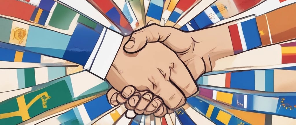 black blue and yellow textile