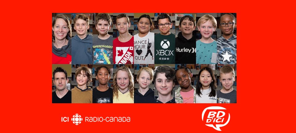 Image promotionnelle du projet BD D'ici de Radio-Canada