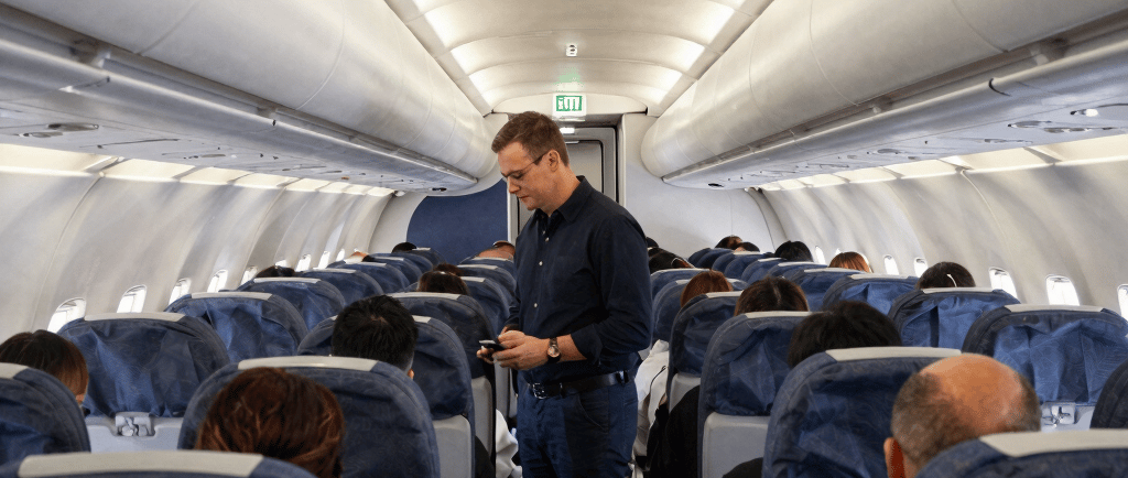 white Airfast airplane on parking