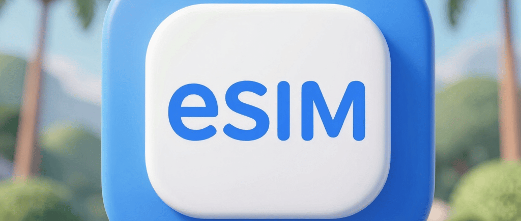 a person holding up a cell phone with a logo on it