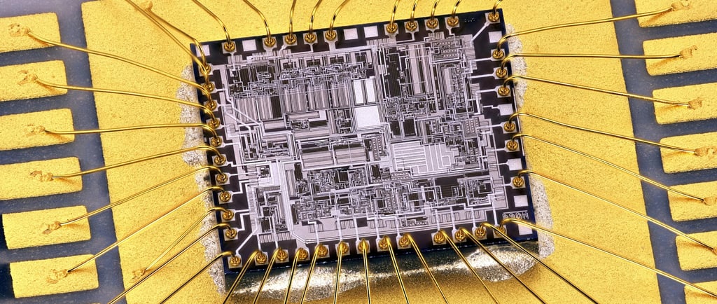 Wire bonding on gold pad metallurgy semiconductor die