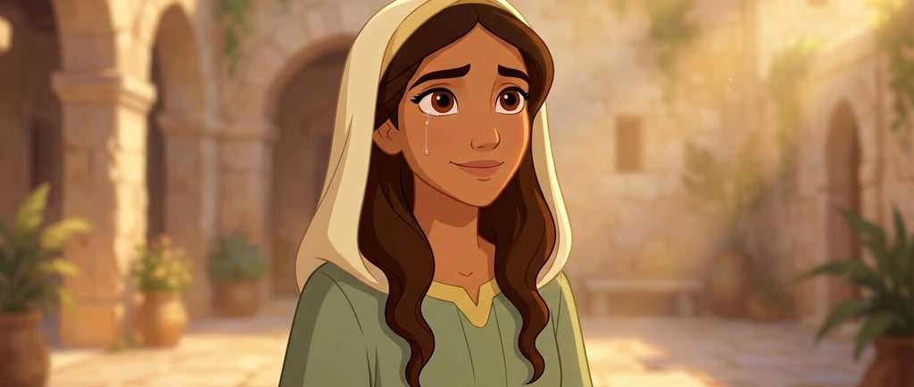 An artistic depiction of Leah from Genesis 29, representing the biblical story of endurance