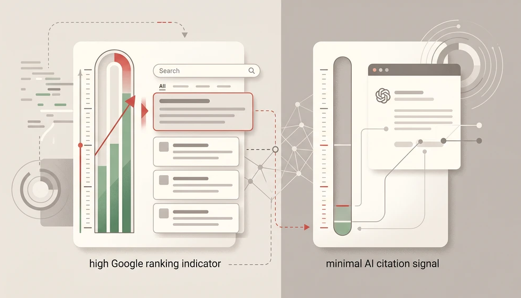 Google Rankings vs AI Citations: Lessons from CentrumAudit.hu