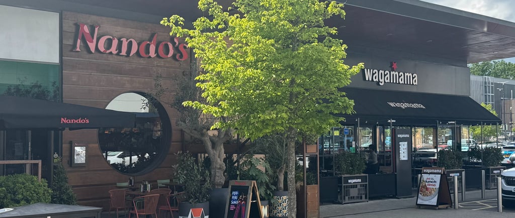 Healthy high-protein food in Crawley Town Centre
