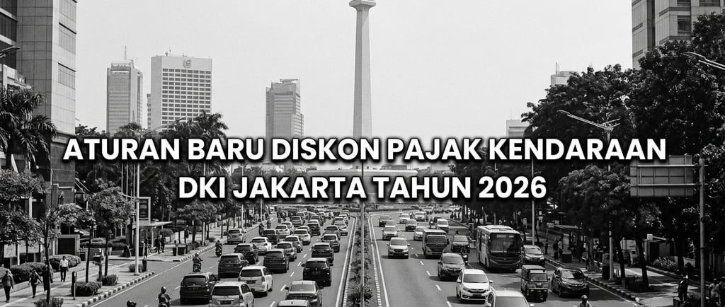 Aturan Baru Diskon Pajak Kendaraan DKI Jakarta Tahun 2026