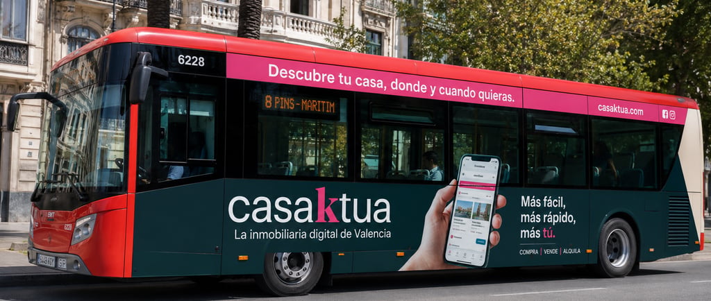 Publicidad Autobuses EMT Valencia