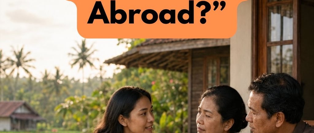 an indonesian girl wants to move abroad