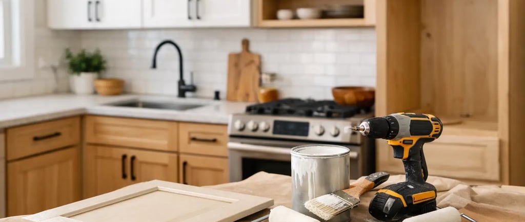 Kitchen Cabinet Remodel on a Budget