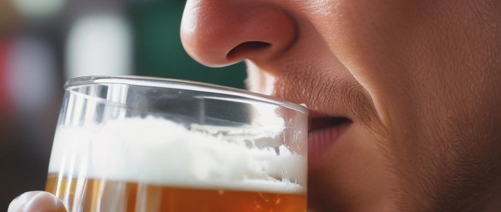 a can of beer next to a glass of beer