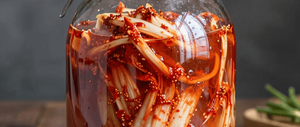 clear glass jar with red liquid