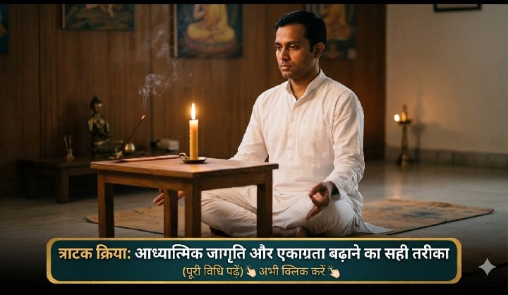 आध्यात्मिक जागृति के लिए त्राटक क्रिया करने का सही तरीका
