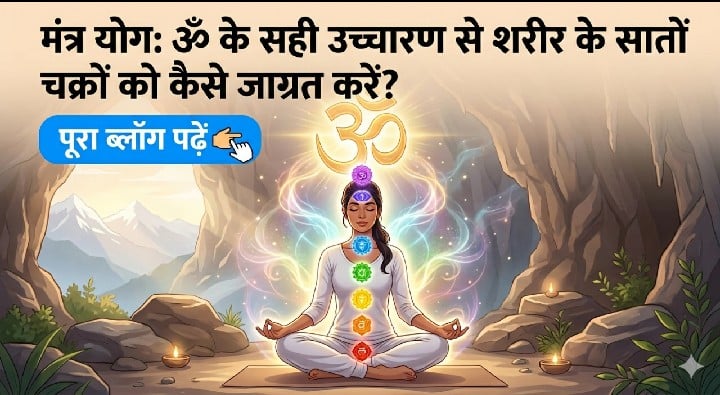 मंत्र योग: ॐ के सही उच्चारण से शरीर के सातों चक्रों को कैसे जाग्रत करें?