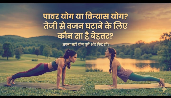 तेजी से वजन घटाने के लिए पावर योग बनाम विन्यास योग