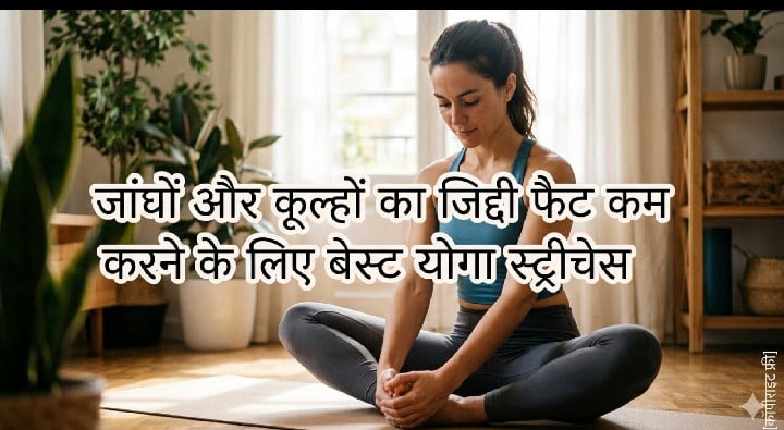 जांघों और कूल्हों का जिद्दी फैट कम करने के लिए बेस्ट योगा स्ट्रेचेस
