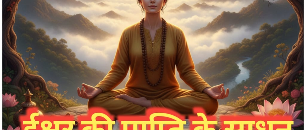 ईश्वर की प्राप्ति के साधन