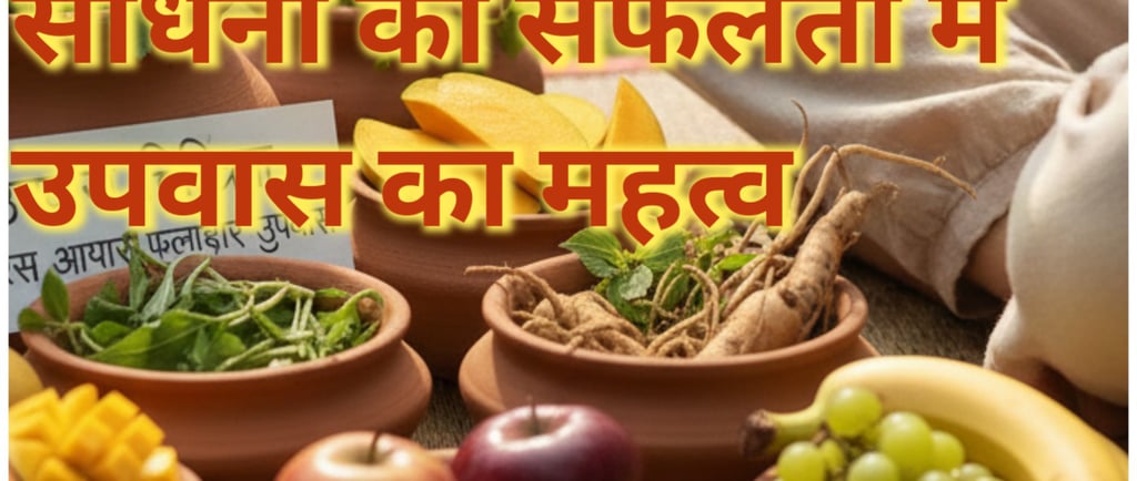 साधना की सफलता में उपवास का महत्व