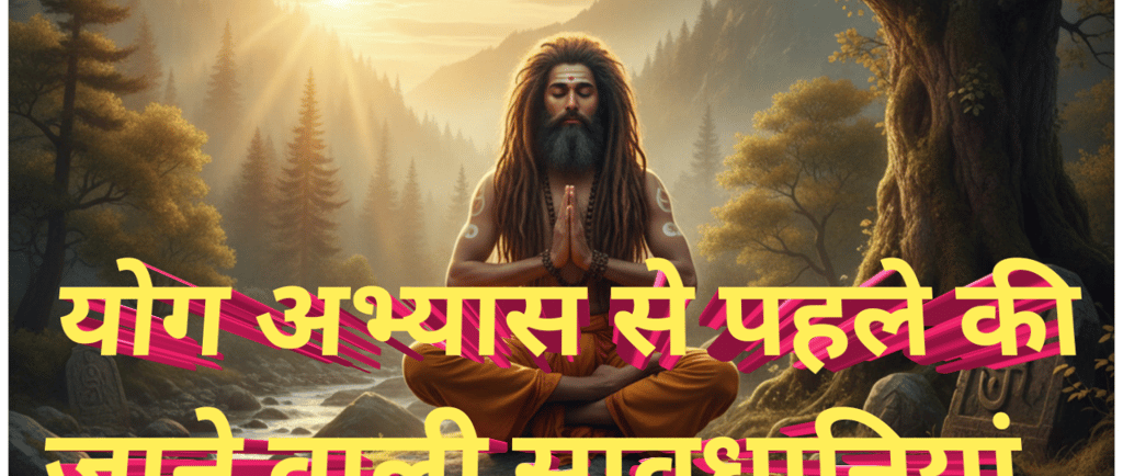 योगाभ्यास में उपयोग होने वाली सावधानियां