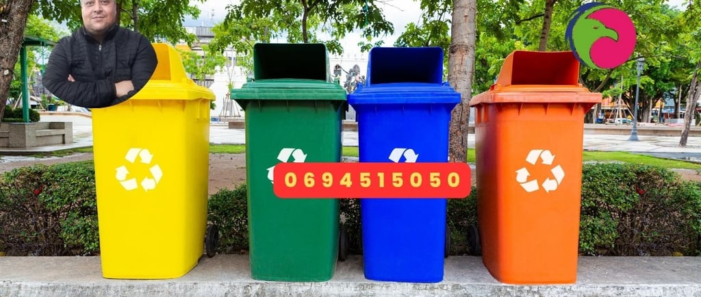 Poubelle maison Maroc 