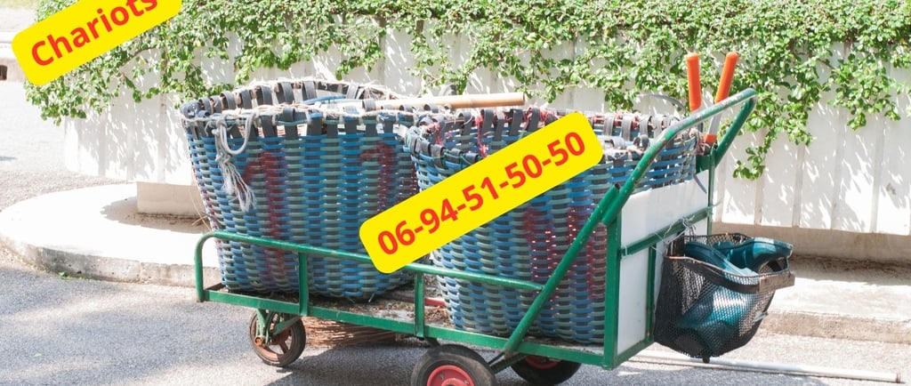 Chariot Poubelle Métallique Maroc