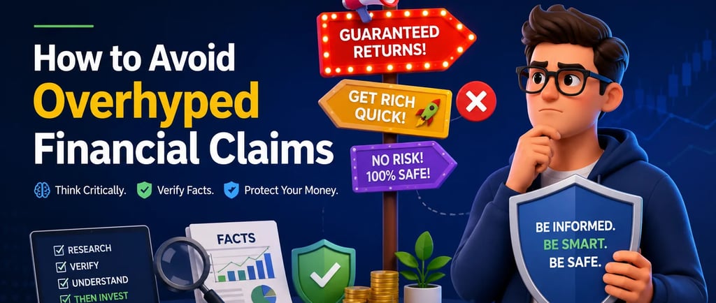 How to Avoid Overhyped Financial Claims