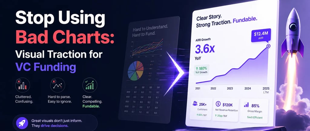 Stop Using Bad Charts: Visual Traction for VC Funding