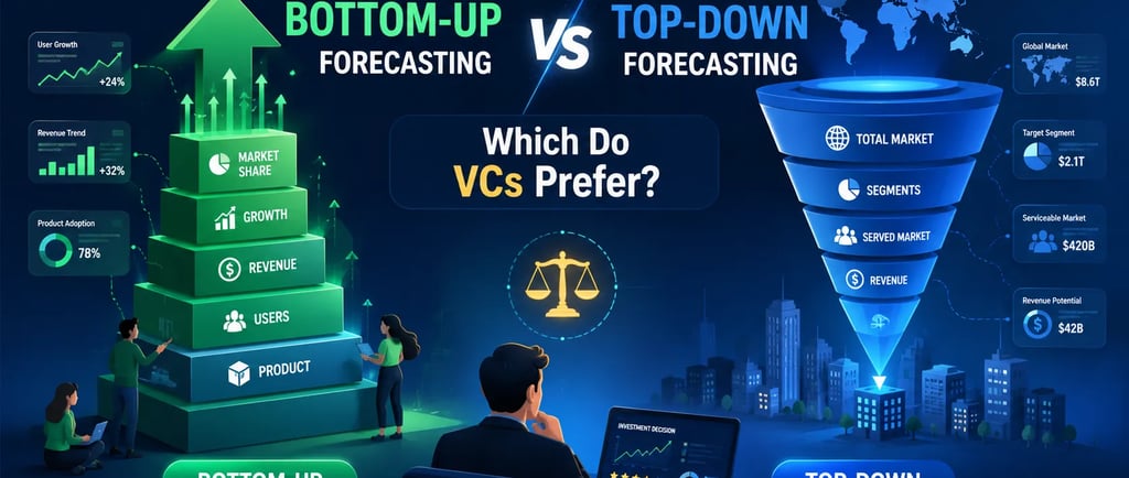 Bottom-Up vs Top-Down Forecasting: Which Do VCs Prefer?