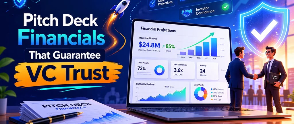 Pitch Deck Financials That Guarantee VC Trust