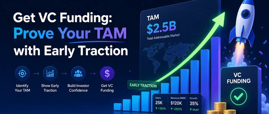 Get VC Funding: Prove Your TAM with Early Traction
