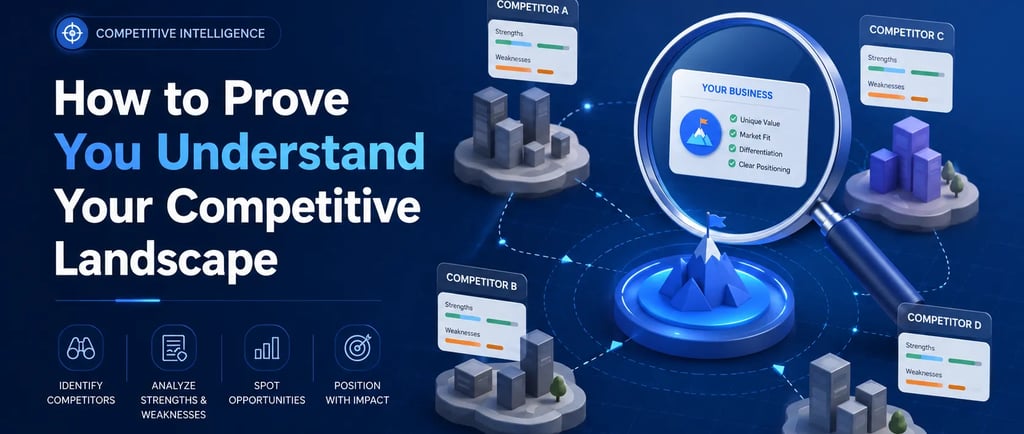 How to Prove You Understand Your Competitive Landscape