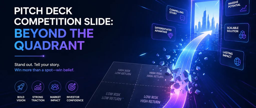 Pitch Deck Competition Slide: Beyond the Quadrant
