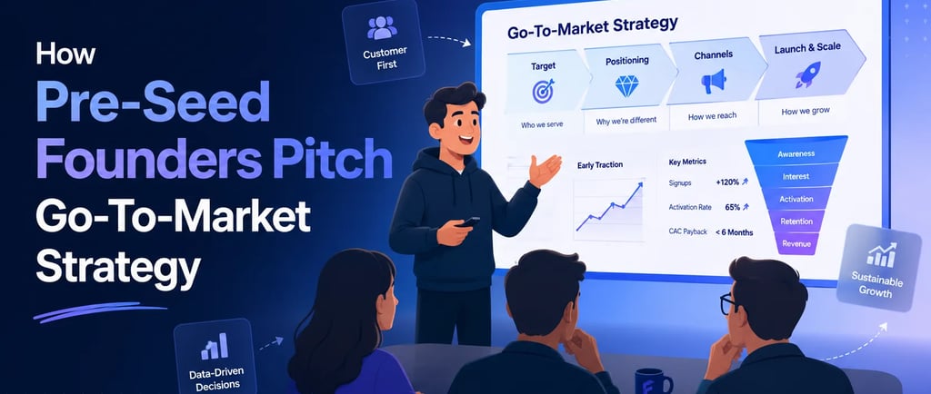 How Pre-Seed Founders Pitch Go-To-Market Strategy