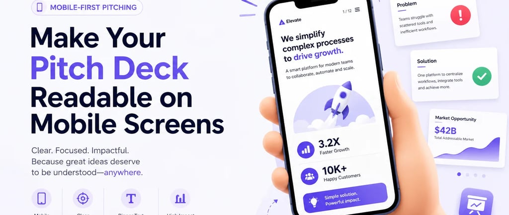 Make Your Pitch Deck Readable on Mobile Screens