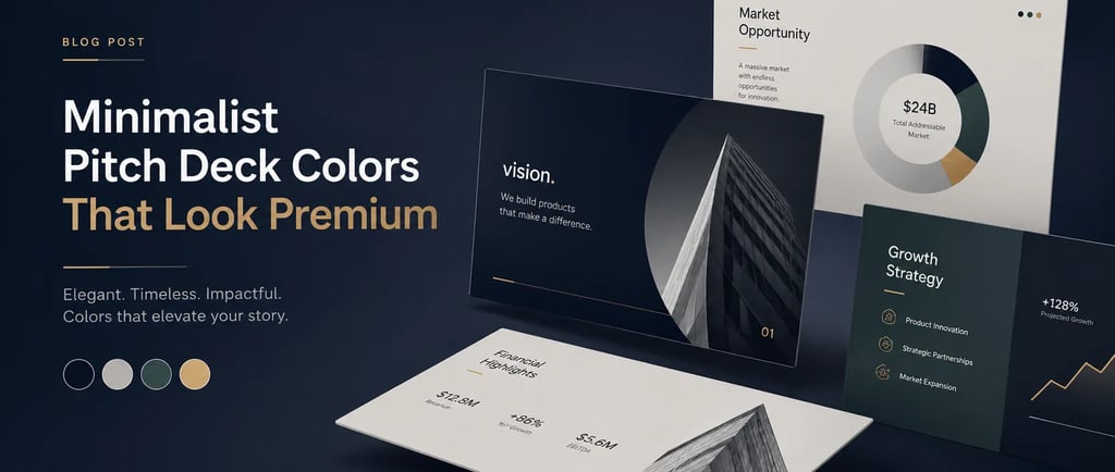 Minimalist Pitch Deck Colors That Look Premium