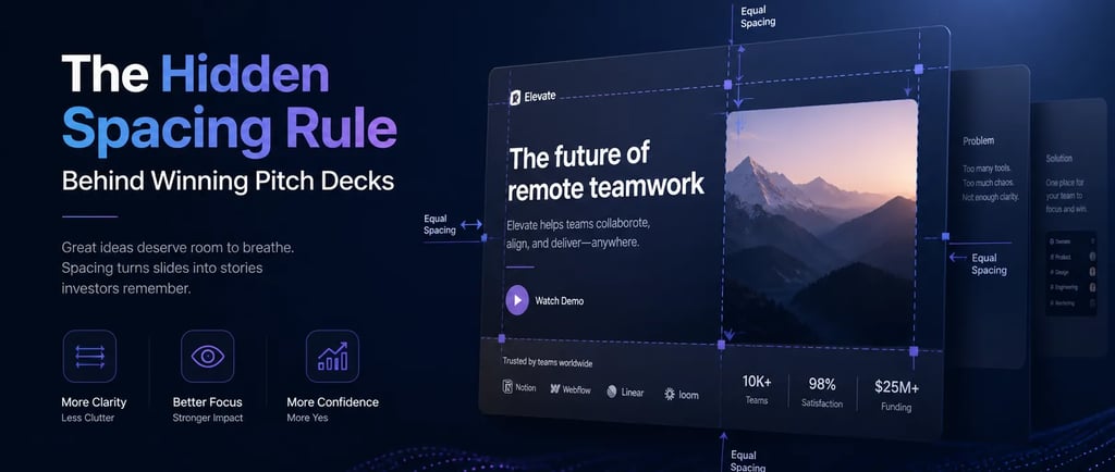 The Hidden Spacing Rule Behind Winning Pitch Decks